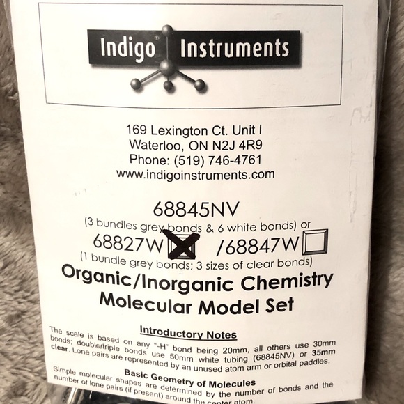 Organic/Inorganic Chemistry Molecular Model Set - Picture 3 of 3